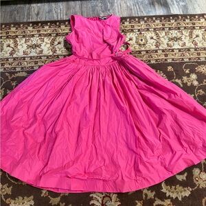 Karl Lagerfeld Hot Pink Fit-and-Flare Dress